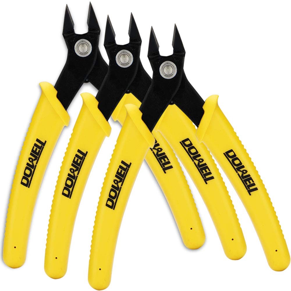 DOWELL Micro Cutter Flush Electronics Soft Wire Cutters Professional...