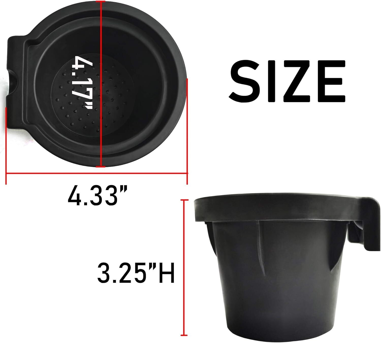 Auovo Cup Holder Inserts for Frontier 2005-2019 Xterra 05-15 Pathfinder 05-12