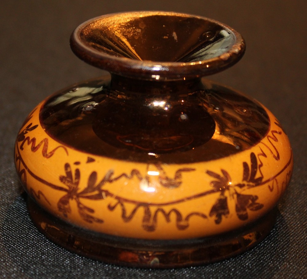 Antique Copper Luster 1820-1850 Master Salt