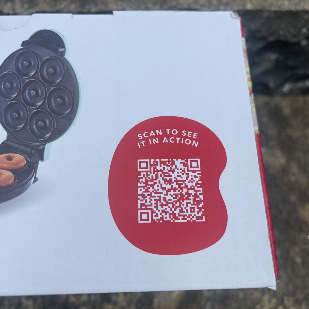 Dash 7 Mini Donut Maker Machine for Kid-Friendly Breakfast, Snacks Nonstick