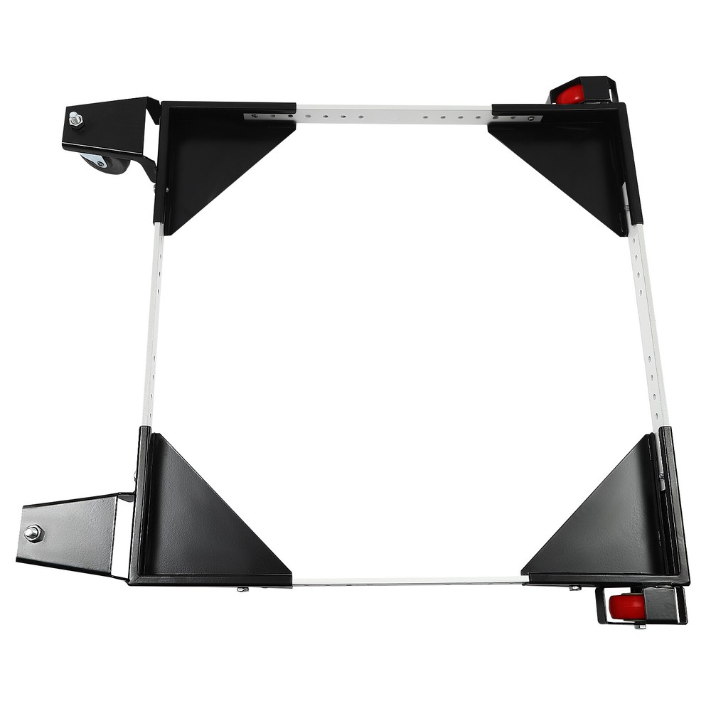 600lbs Adjustable Mobile Base Heavy Duty Rectangular Mobile Base w/ Wheels New