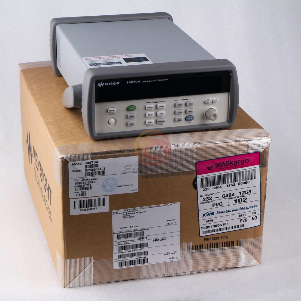 ONE NEW keysight 34970A data acquisition switch