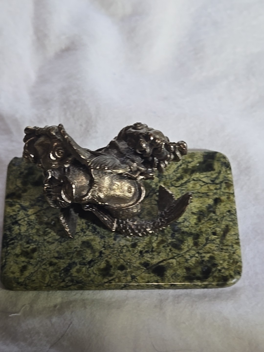 LOOK RARE Antique Art Nouveau Ornate Bronze Figures 2 SIRENS/MERMAIDS Entwined