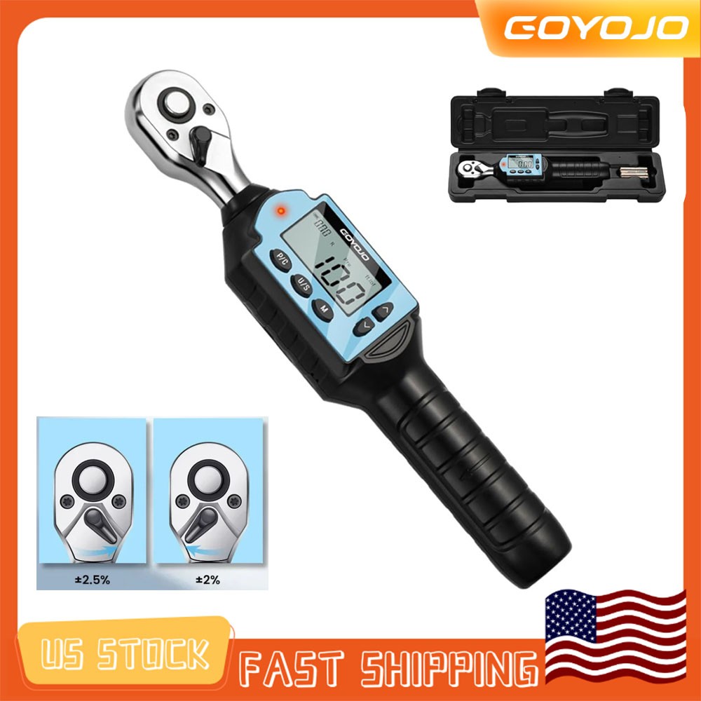 Digital Torque Wrench 1/4‘’ 3/8‘’ 1/2‘’ Professional Bike Car Repair Adjustable