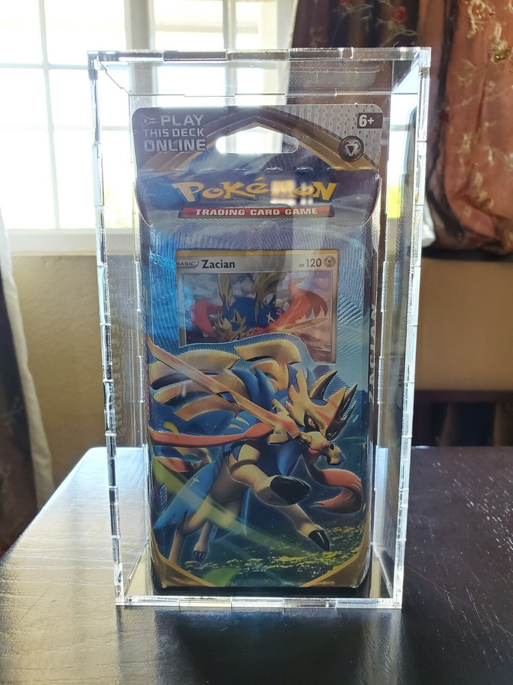 Pokemon Acrylic Theme Deck Display Box case Framing/Display Quality Grade