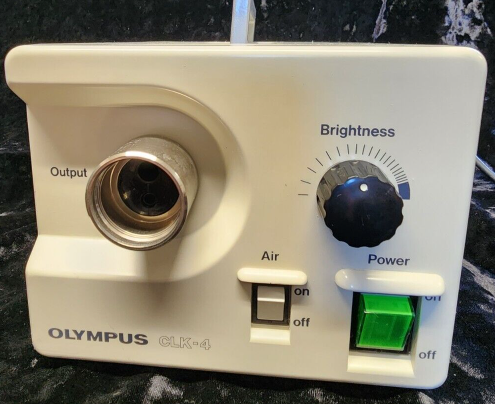 OLYMPUS CLK-4 ENDOSCOPY LIGHT SOURCE & PUMP BIOMED TESTED