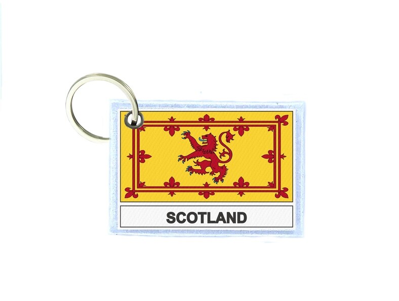 Keychain Double-Sided Printed Scottish Flag