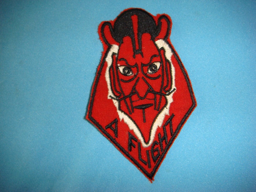 PATCH USAF A FLIGHT 431st FIGHTER INTERCEPTOR SQUADRON " RED  DEVIL "