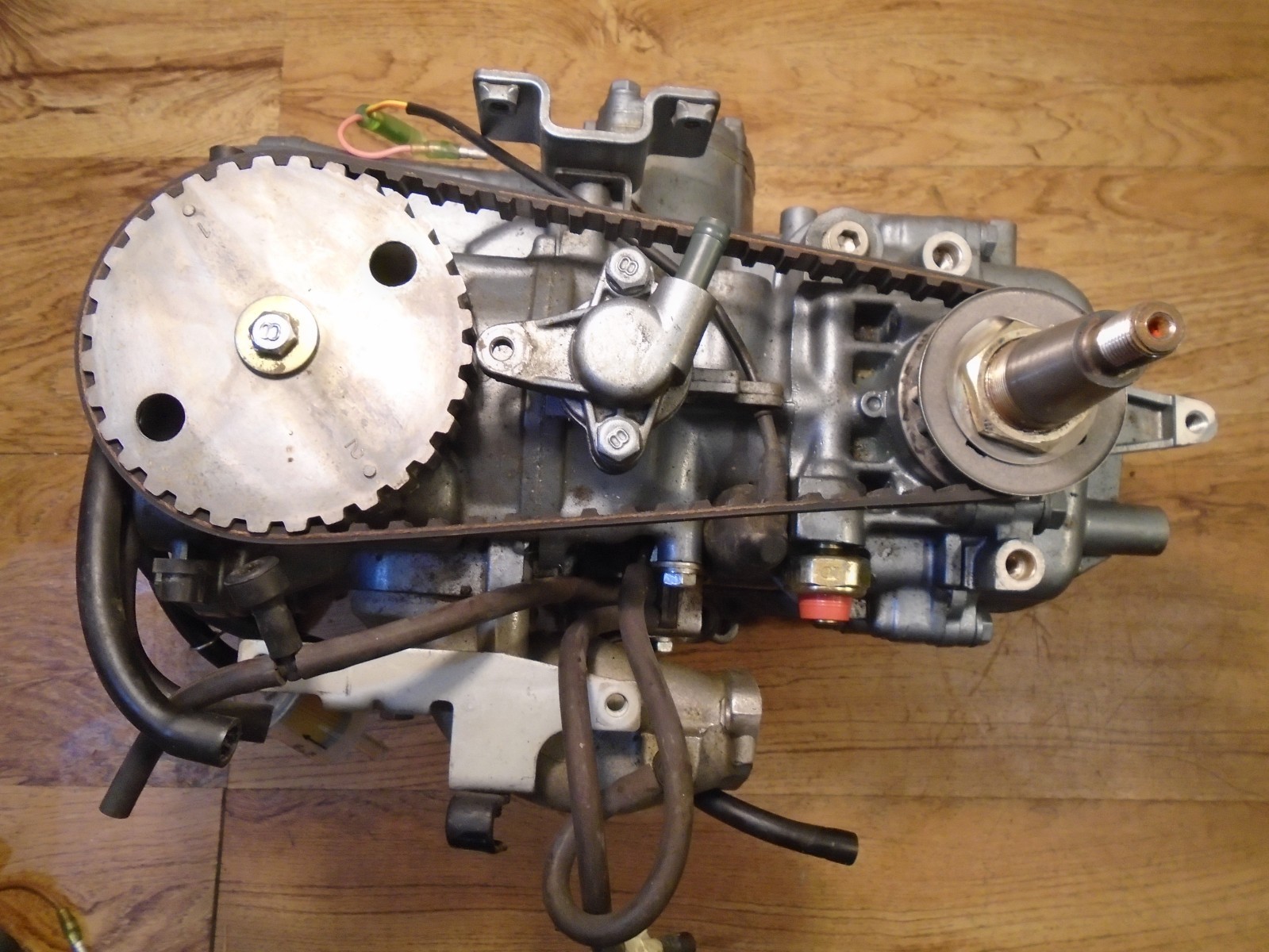 1985-1989 Yamaha 9.9 hp 4 stroke powerhead crankcase assembly