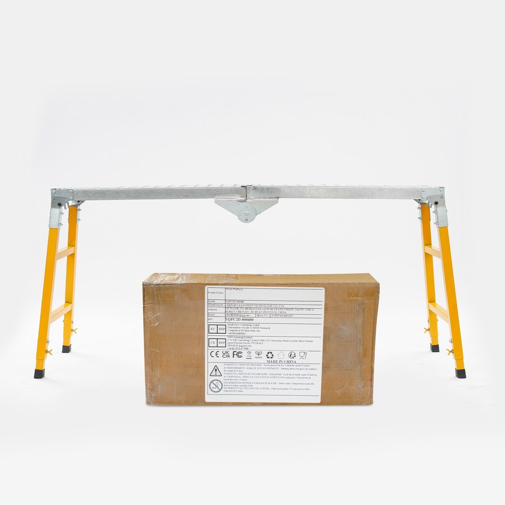 Portable Work Platform Adjustable Work Platform with Folding Legs for Workshop