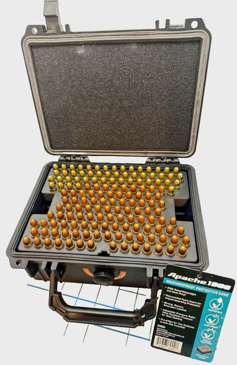9mm Ammo Case CUSTOMIZABLE 300 Round Case Lockable WeatherProof Personalize