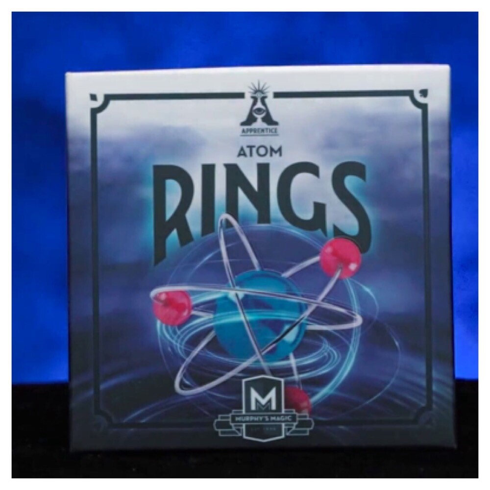 ATOM RINGS (Gimmicks and Instructions) by Apprentice Magic In Box!