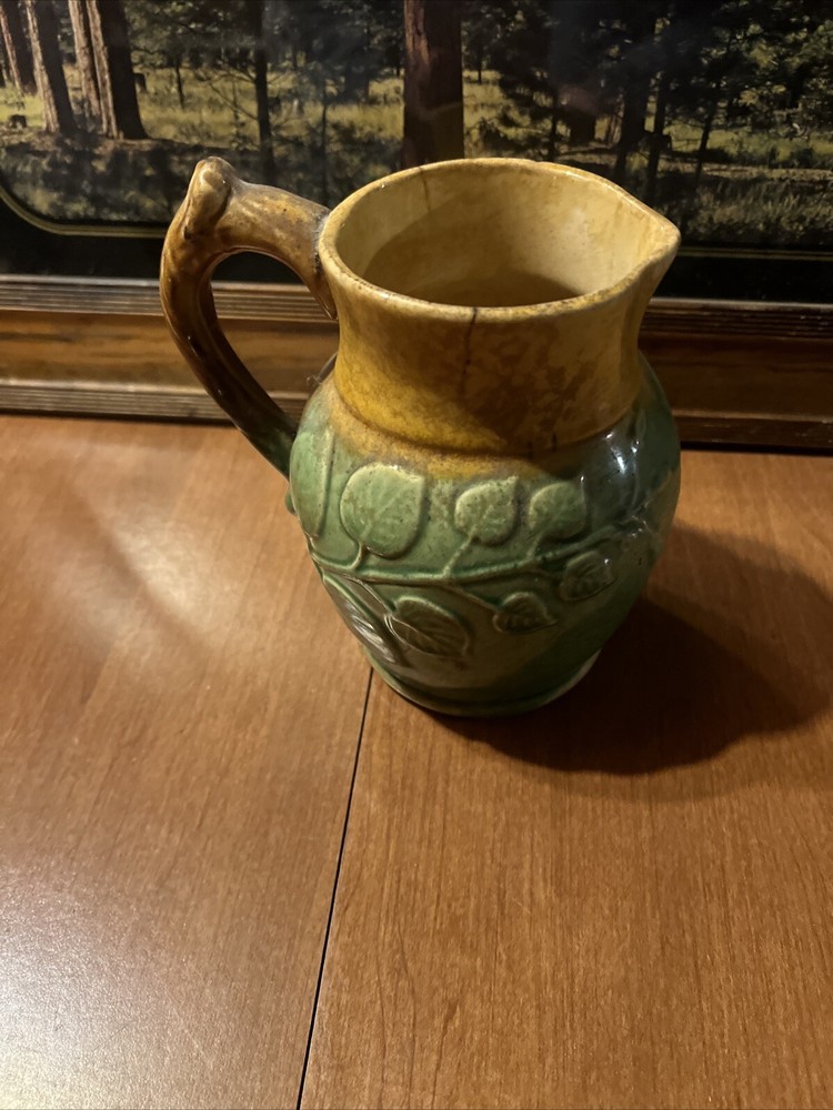 Antique Drinking Pitcher Unknown Year And Maker￼