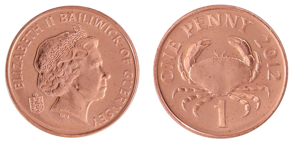 Guernsey 1 Penny, 2012, KM #89, Mint