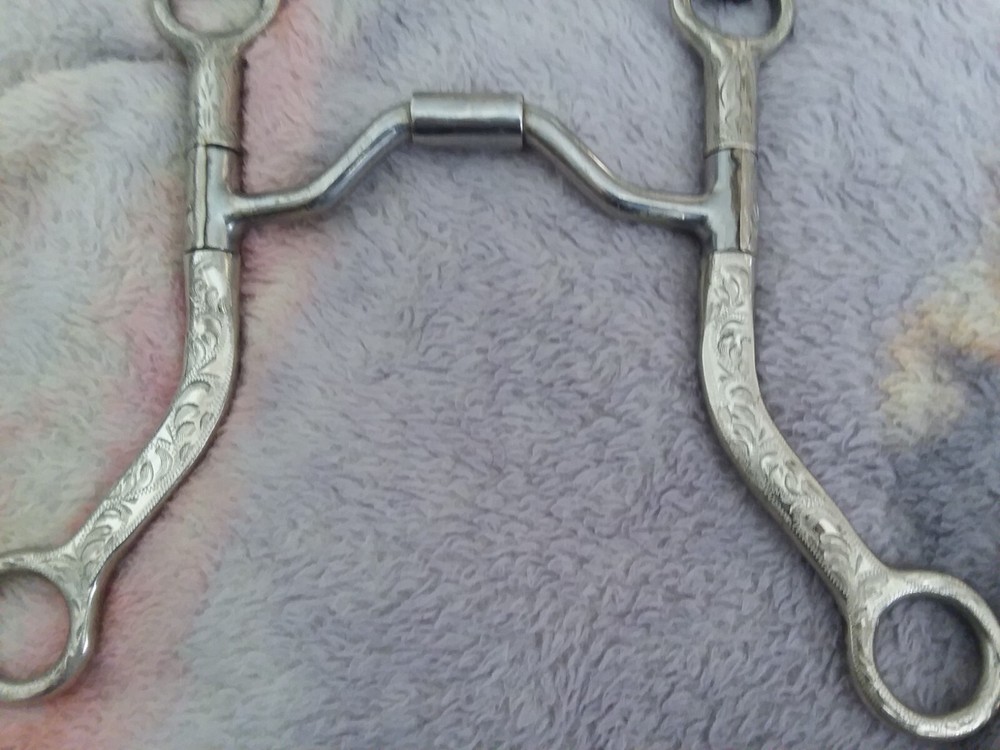 5" overlaid silver correction show bit, no maker mark