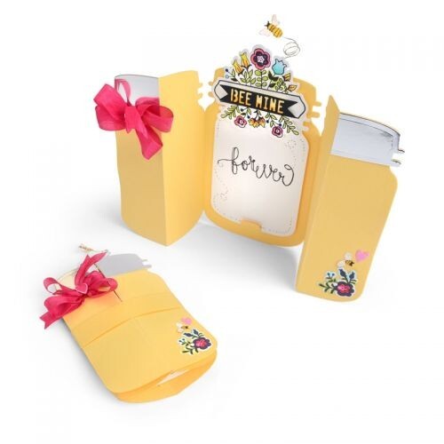 Sizzix Thinlits Jar Fold-a-Long Die Set - New w/out packaging