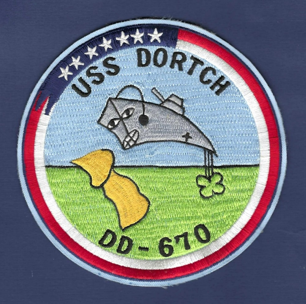 USS DORTCH DD-670 Destroyer Ship's Crest Patch