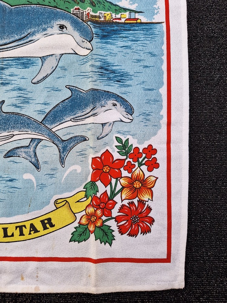 Vintage Gibraltar Tea Towel