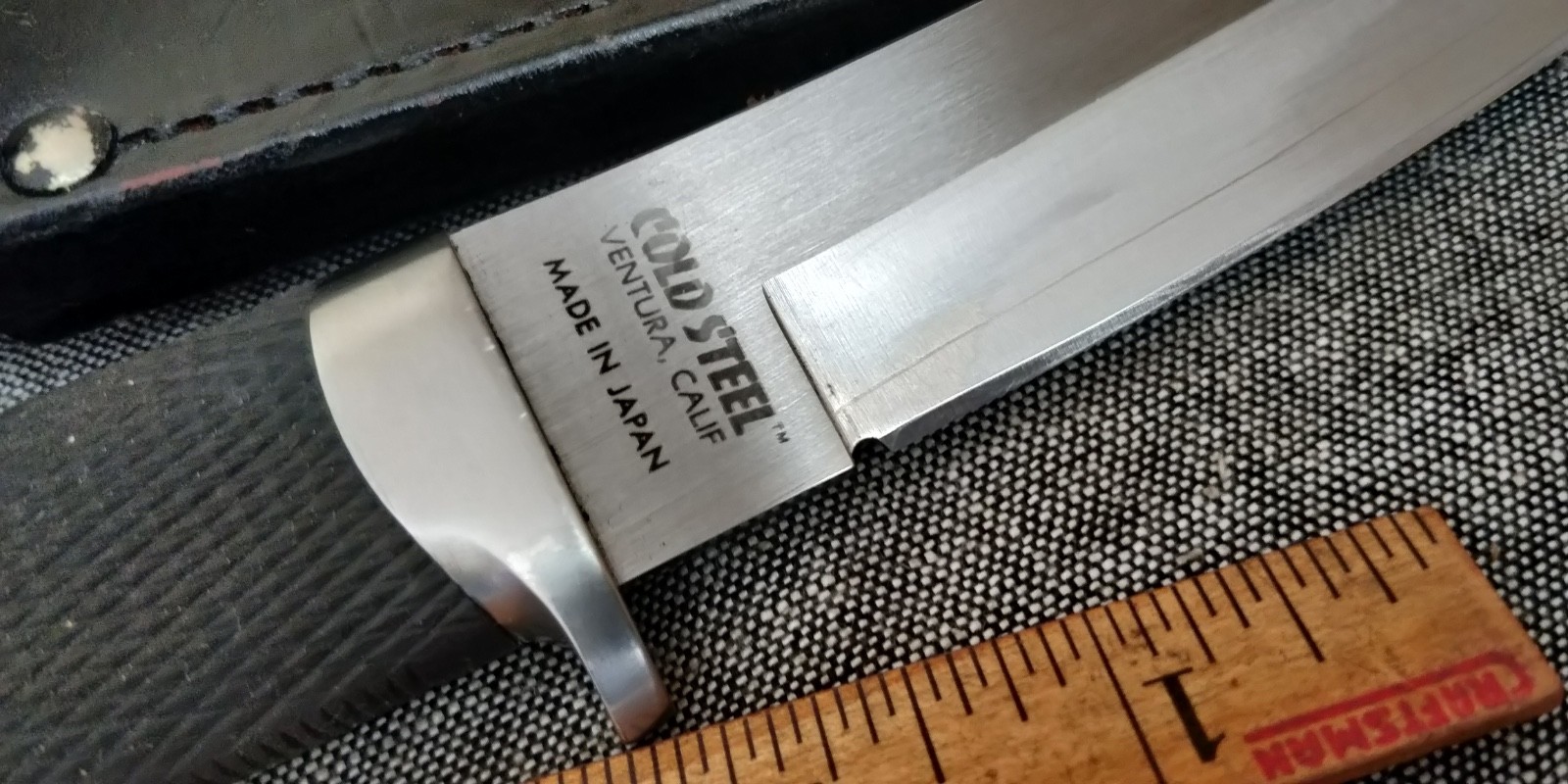 Vintage Cold Steel Inc JAPAN Master Tanto SAN MAI III in Fixed Blade Knife