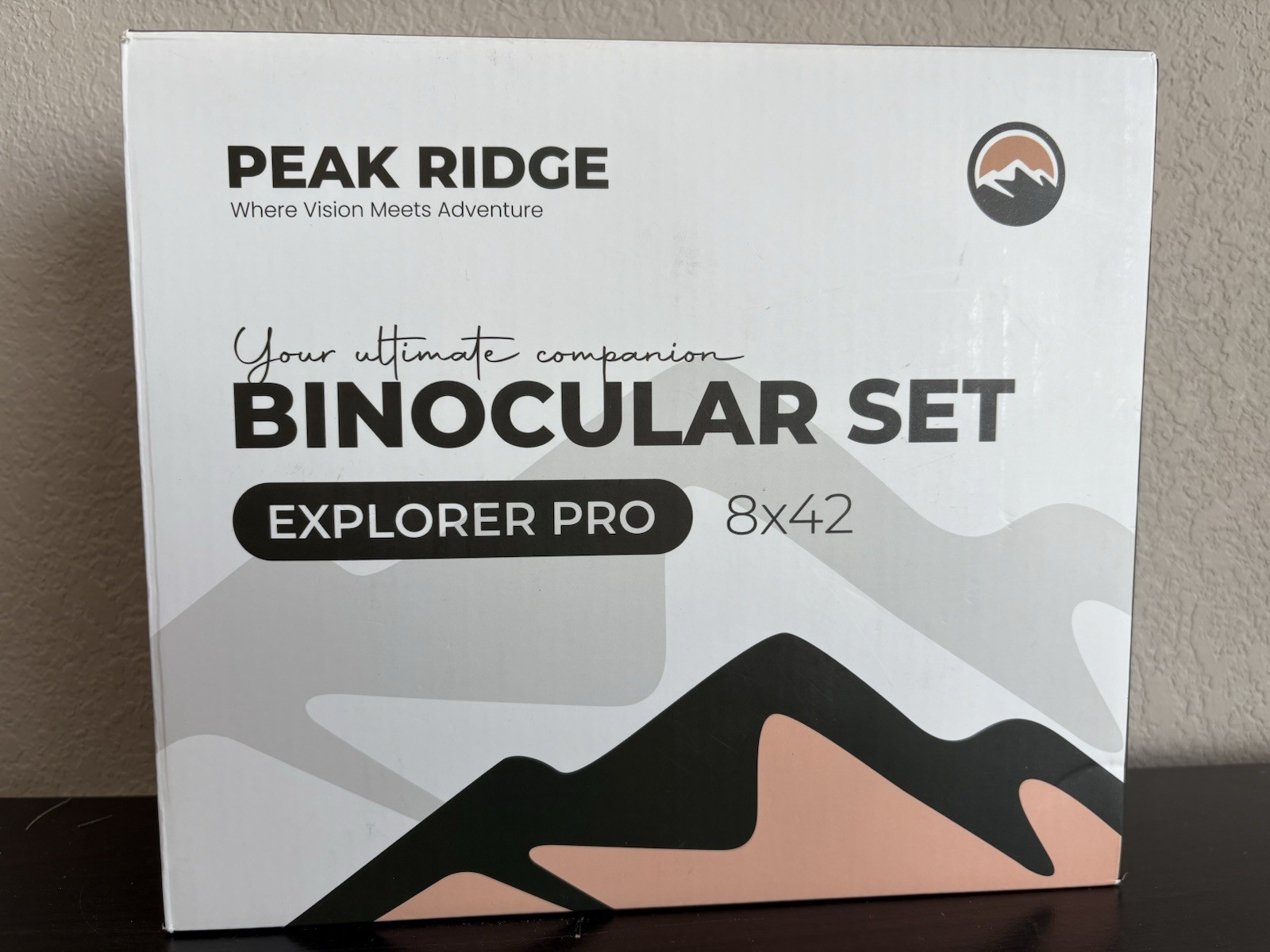 Peak Ridge Binocular Set. Explorer Pro. 8x42. New In Box. Waterproof.