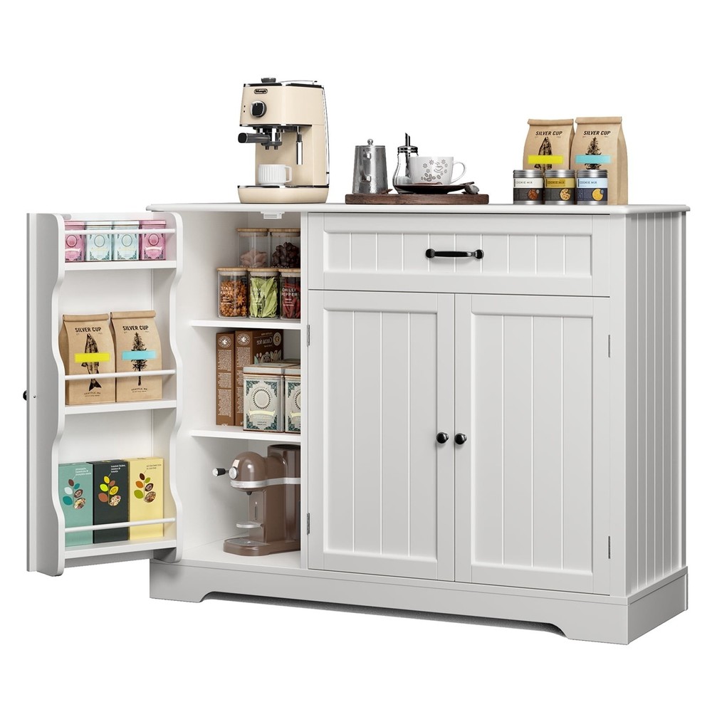 42" Kitchen Storage Cabinet, Sideboard Buffet Cabinet with 8