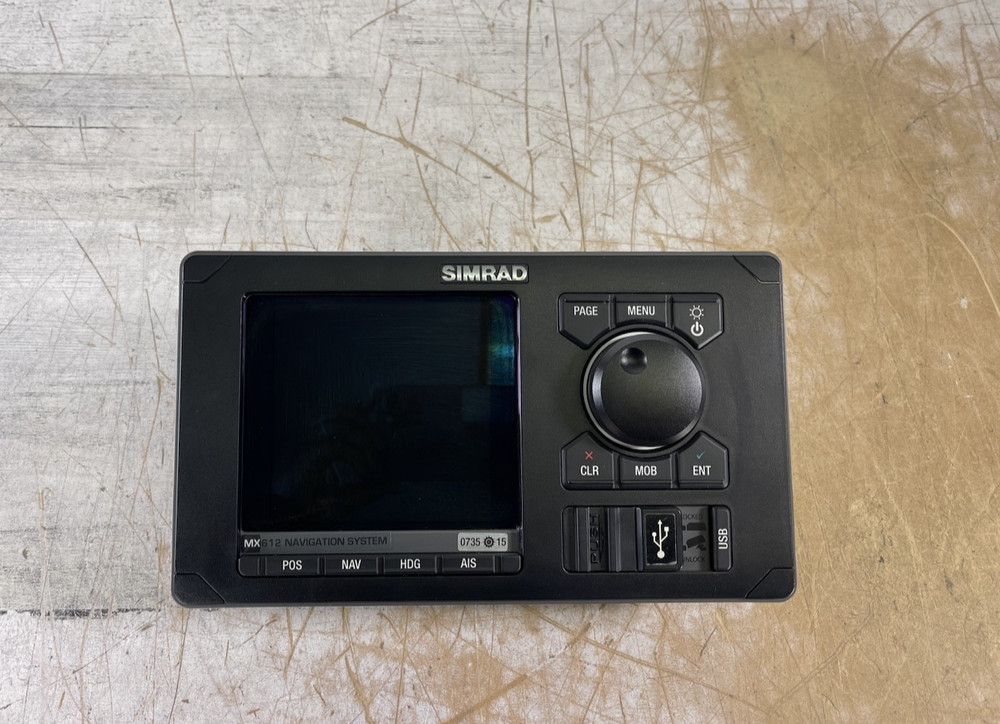 SIMRAD MX612 CDU NAVIGATION SYSTEM - (UNTESTED/FOR PARTS)