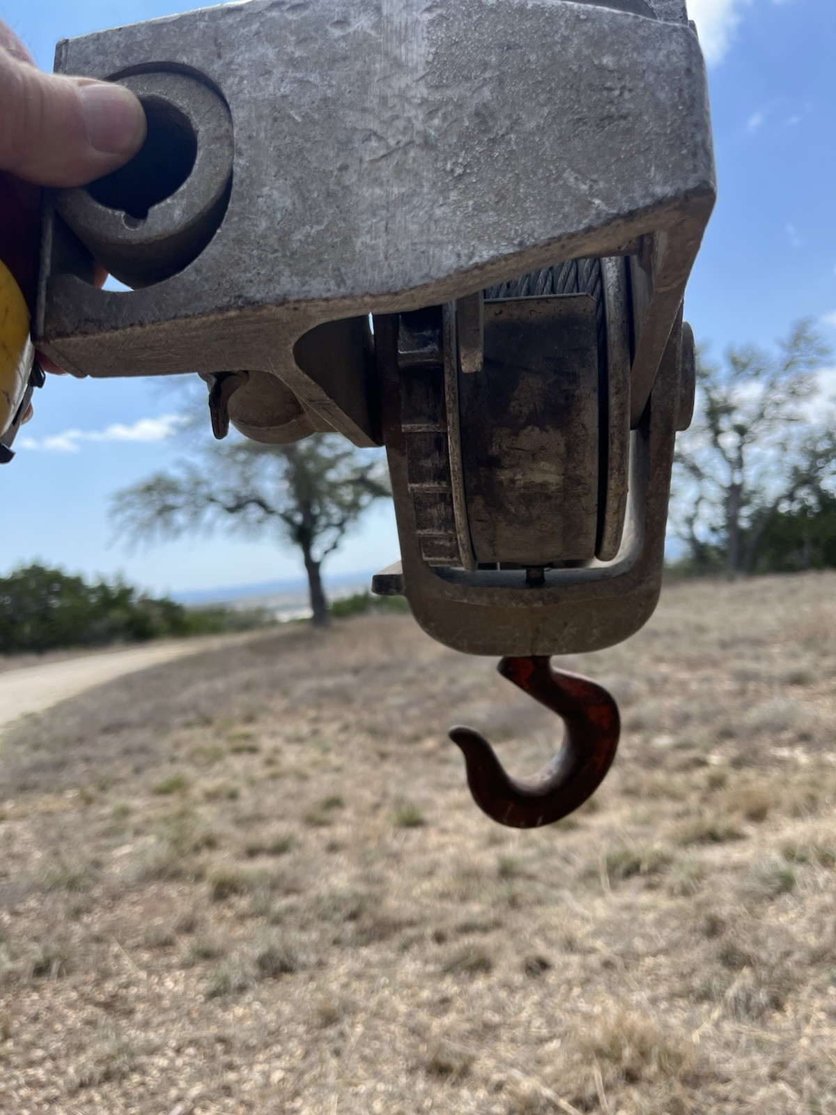 LUG-ALL Model 6000-15 Aluminum Hoist MFG By Lincoln Precision For Lug-All Tested