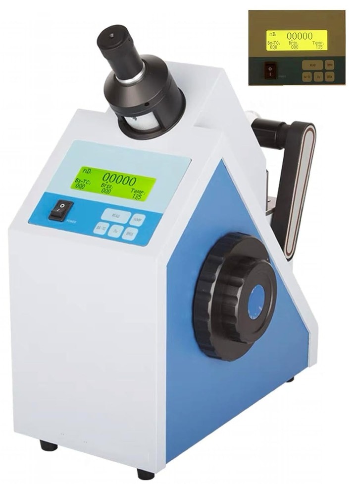 Laboratory ABBE Refractometer Digital Brix Refractometer with 1.3000~1.7000nD