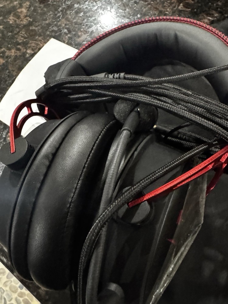 HyperX Cloud Alpha Red Over the Ear Pro Gaming Headset