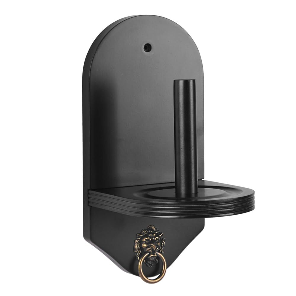 Wall Mounted Wood Cone Chalk Holder for Billiards/Pool Table Walnut