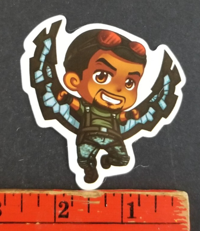 Falcon Marvel Skateboard Sticker Card