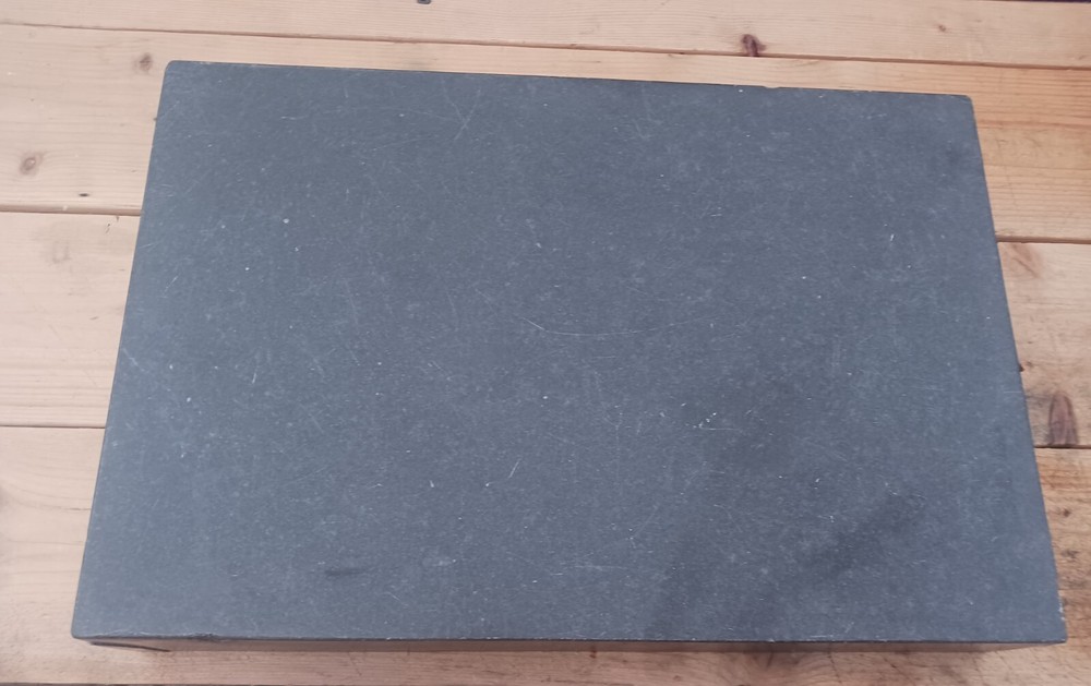 Solid Black Granite Surface Plate 18x12 3" Thick Flat Reference Plane Precision