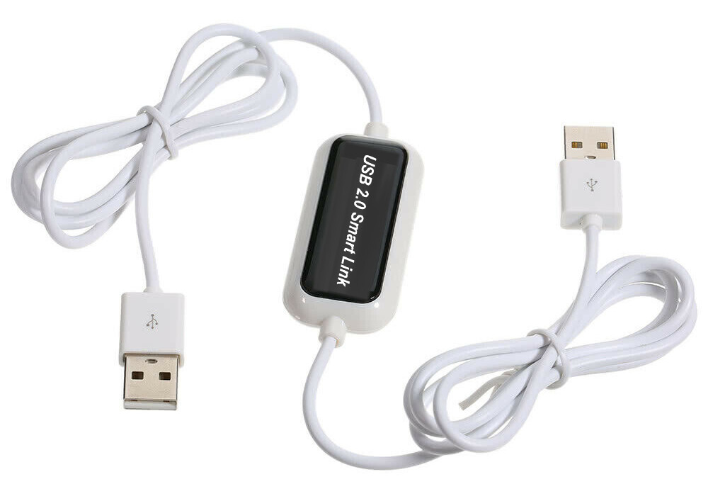 USB 2.0 Cable For Keyboard Mouse Sharing And Data File Transfer