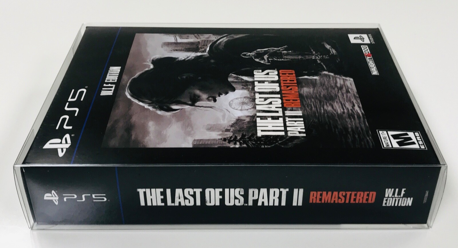 1 Box Protector for THE LAST OF US PART 2 REMASTERED WLF EDITION PS5 SE Clear