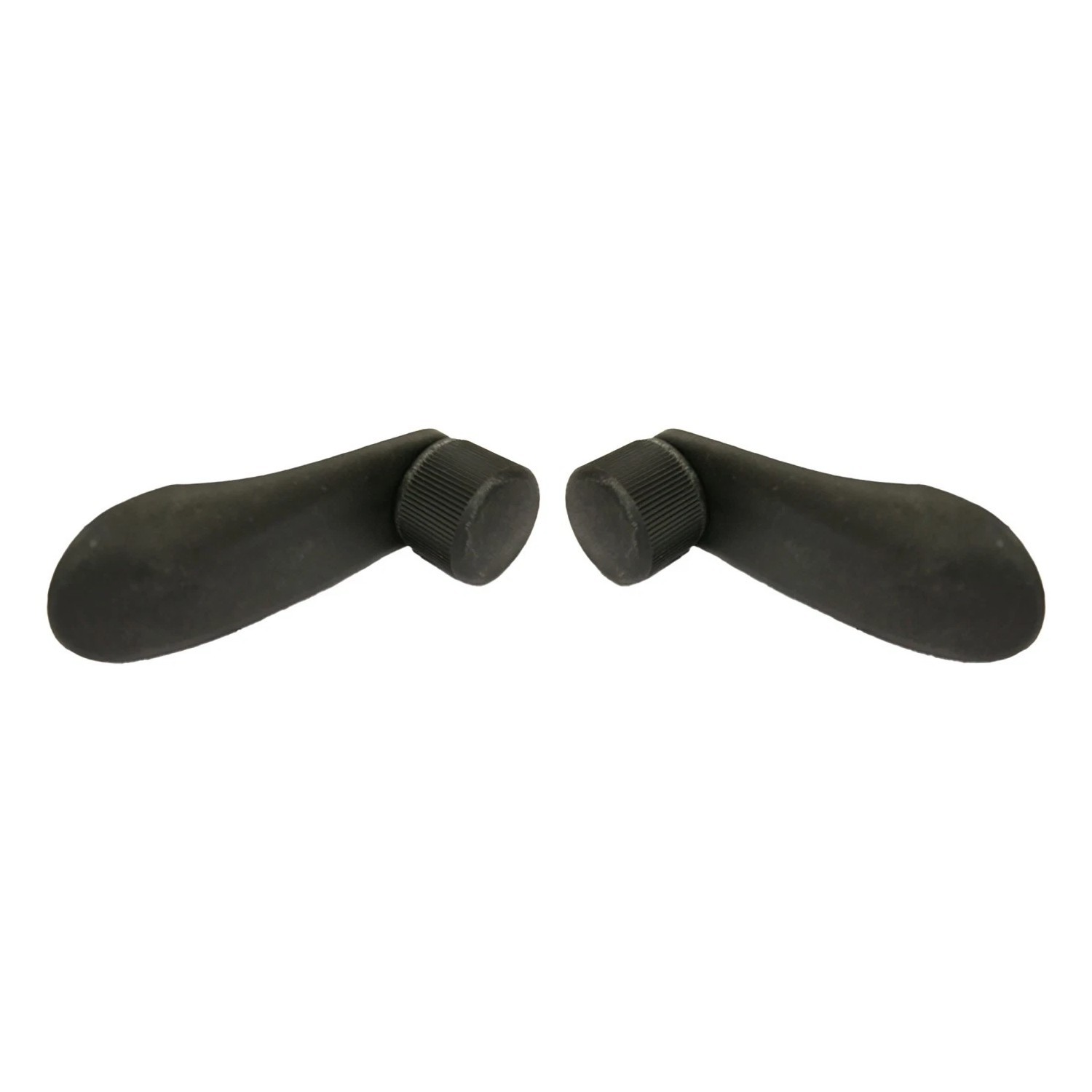 Black Window Crank Handle Pair Set of 2 for Silverado Sierra Truck Pickup