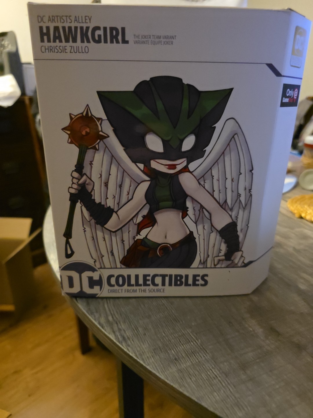 DC Artists Alley Chrissie Zullo 7" Hawkgirl Vinyl Figure Gamestop Sealed