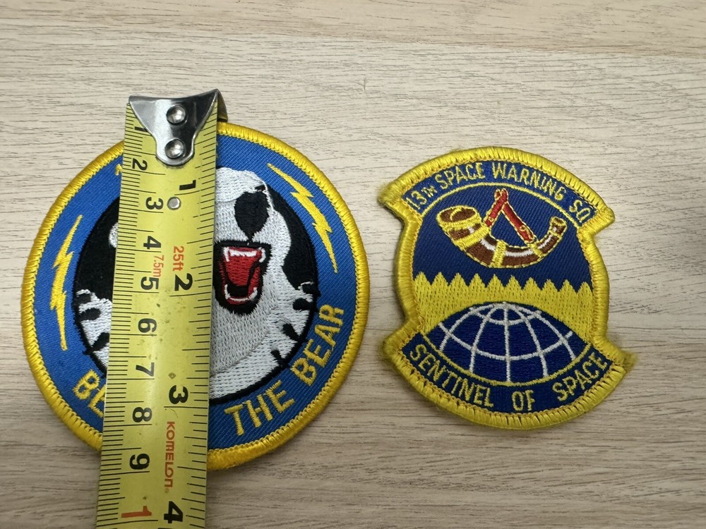 2 - 13th Space Warning Squadron Hook & Latch Patches