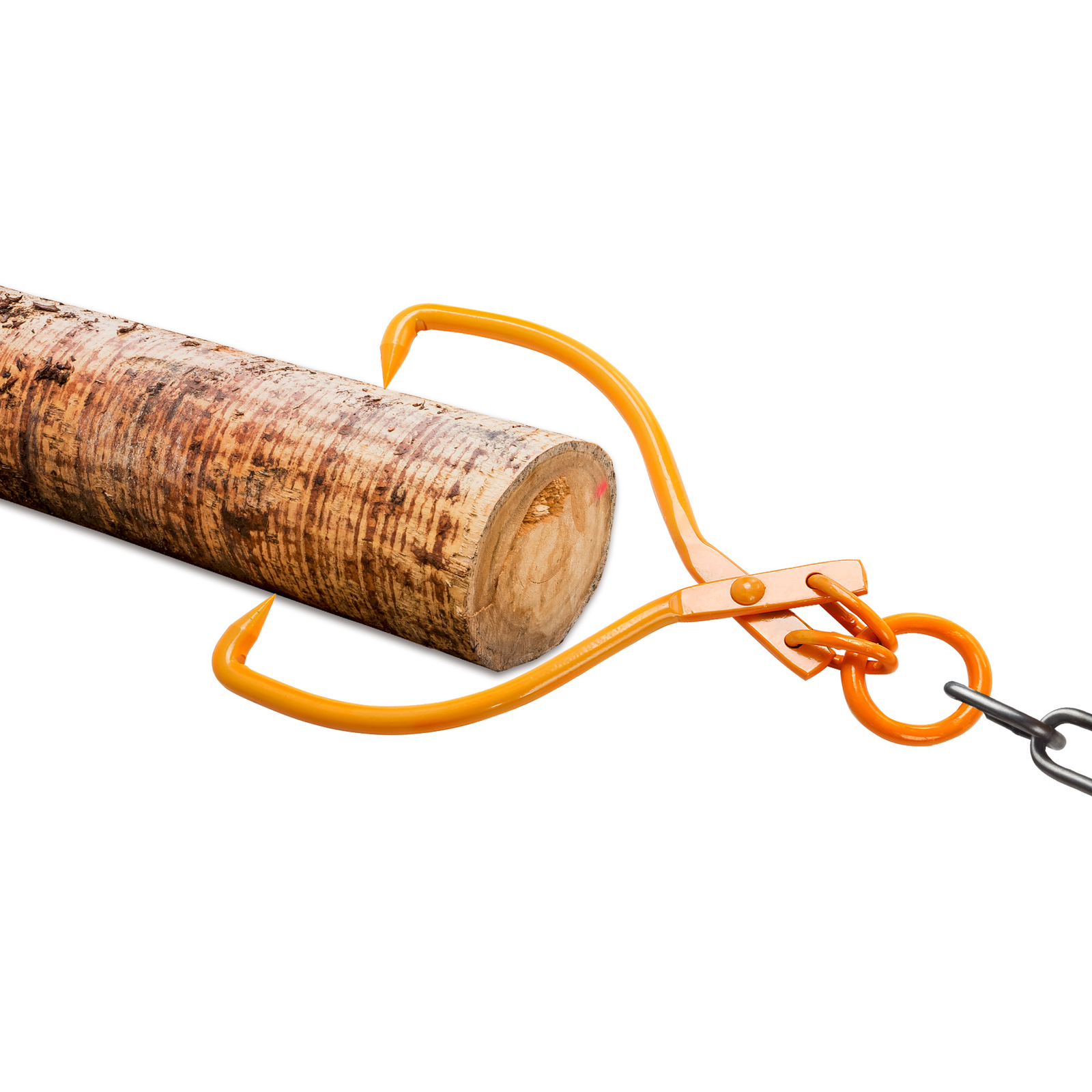 16" inch Timber Log Grab Skidding Tongs Wood Handle Claw Hook Log Lifter Lifting