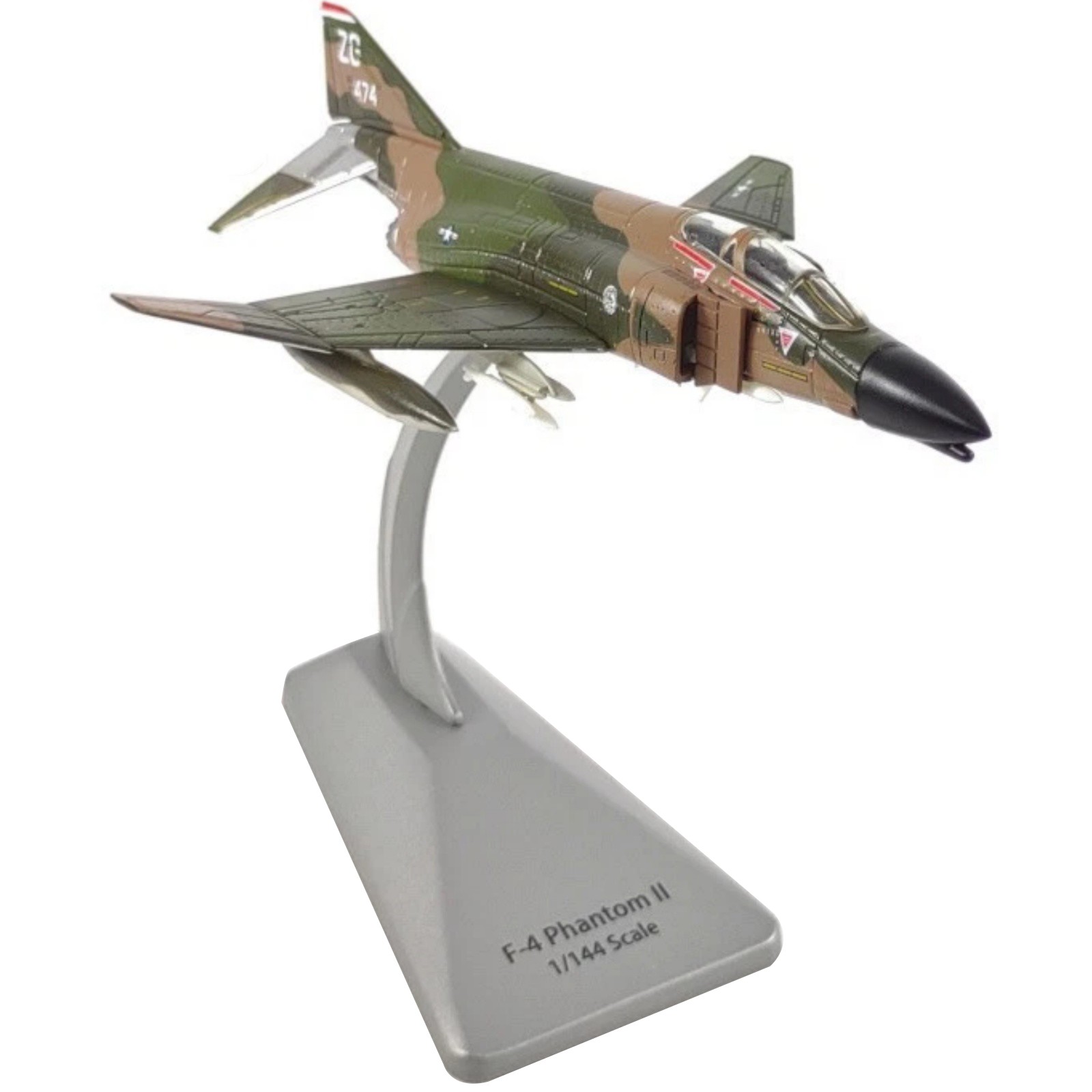 Brand New 14cm Diecast Alloy 1/144 USAF F-4 Phantom II Fighter Model Toy Gift