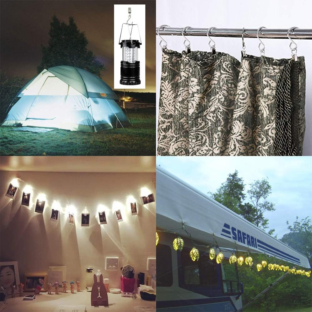 Gutter Hangers for Lights String Light Clips Patio Light Clips 30 Pack Awning Li