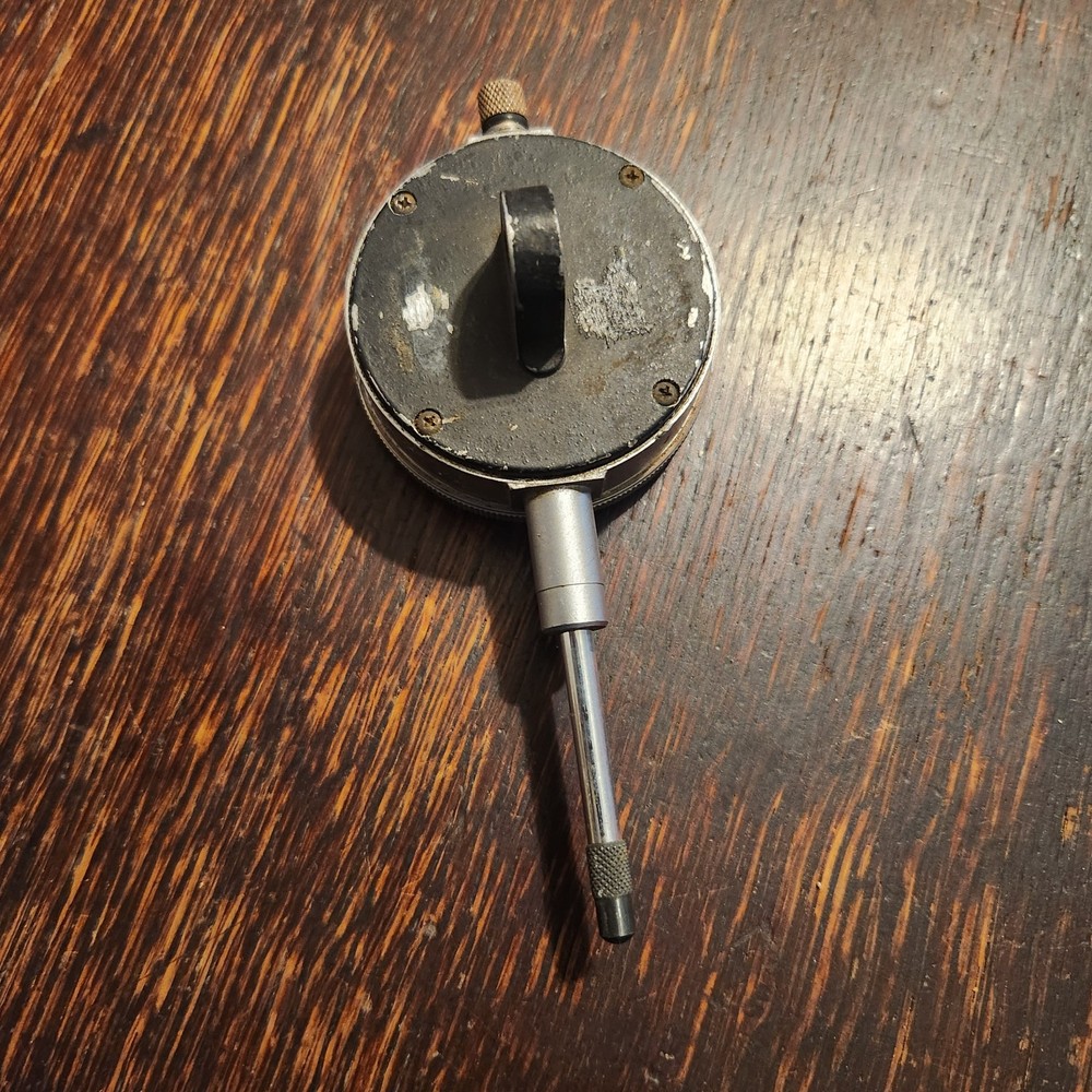 STARRETT 659 HEAVY DUTY MAGNETIC BASE INDICATOR HOLDER POST ASSEMBLY W INDICATOR