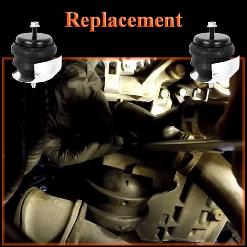 Engine Motor Mount Set 2Pcs Compatible with Cadillac 2003-2014 CTS, 2004-2009