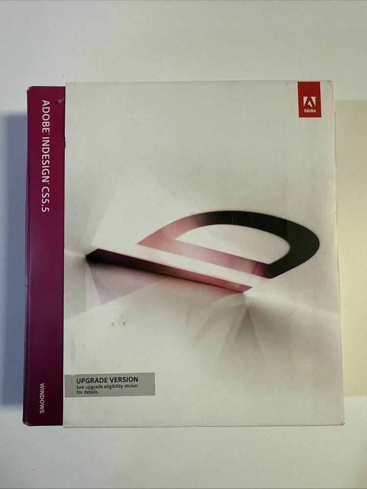 Adobe InDesign CS5 or CS5.5 software for Windows. rb5