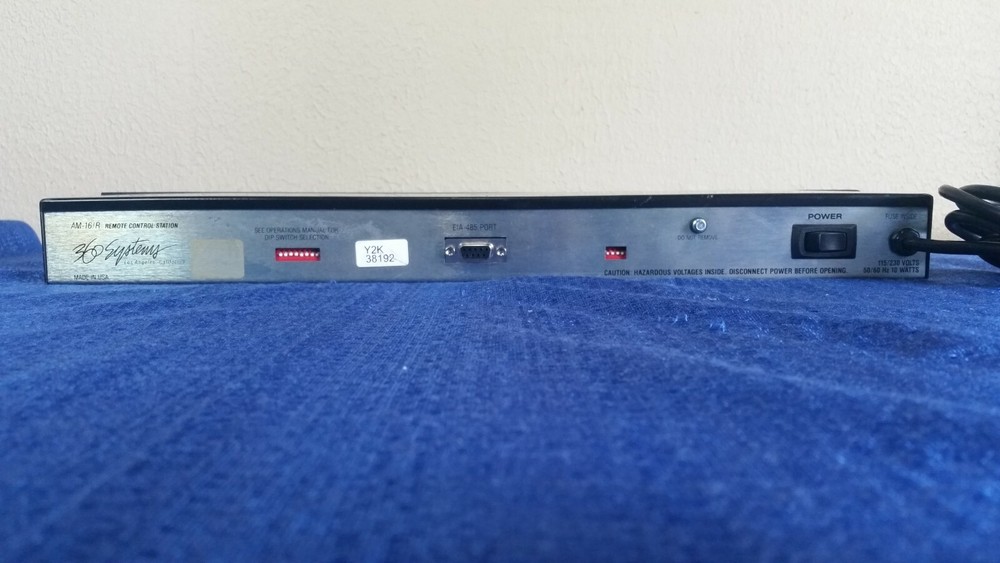 360 Systems AM-16/R Remote Control Station