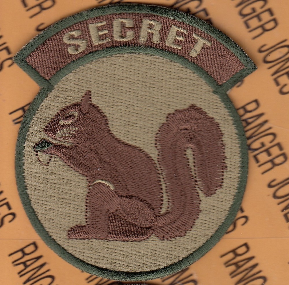 USAF Air Force Special Operations SECRET SQUIRRL MI ~3.75" OCP No HOOK patch c/e
