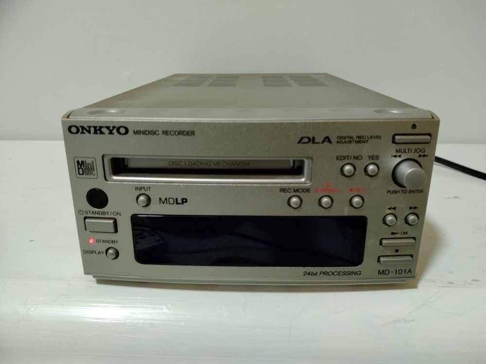 ONKYO MD-101A Mini Disc Player Deck Recorder JANK