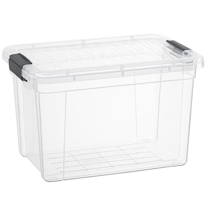 Superio 4.75 Quart Clear Storage Bin Sturdy Stackable Lightweight Organizer