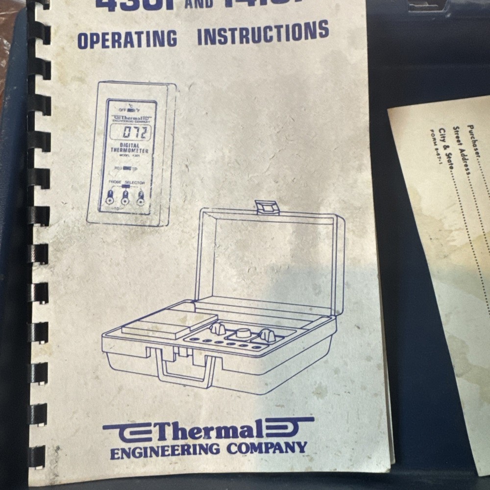 Thermal Super Temp-Check II 2 Model 14101