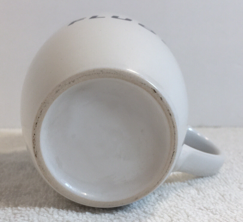 Fluour Construction Engineering White Ceramic Cup