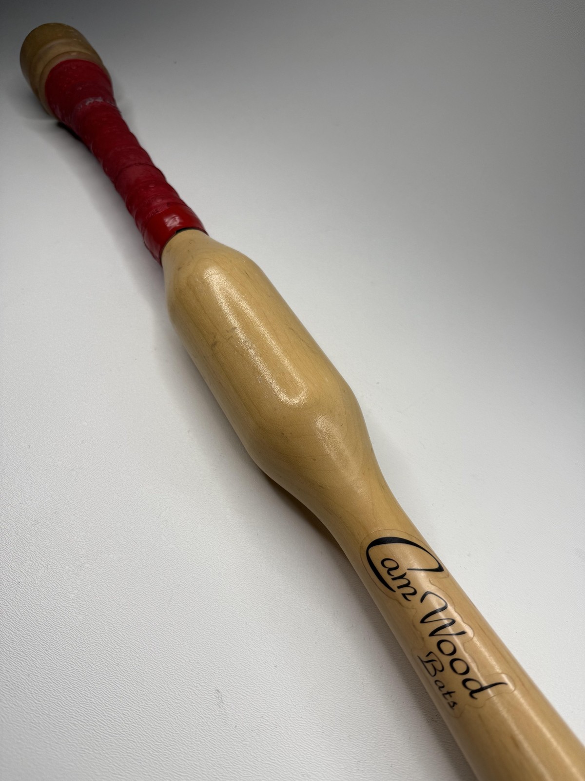 CamWood Hands-n-Speed Trainer Wood Baseball Bat Frank Gregory Lizard Skins Grip